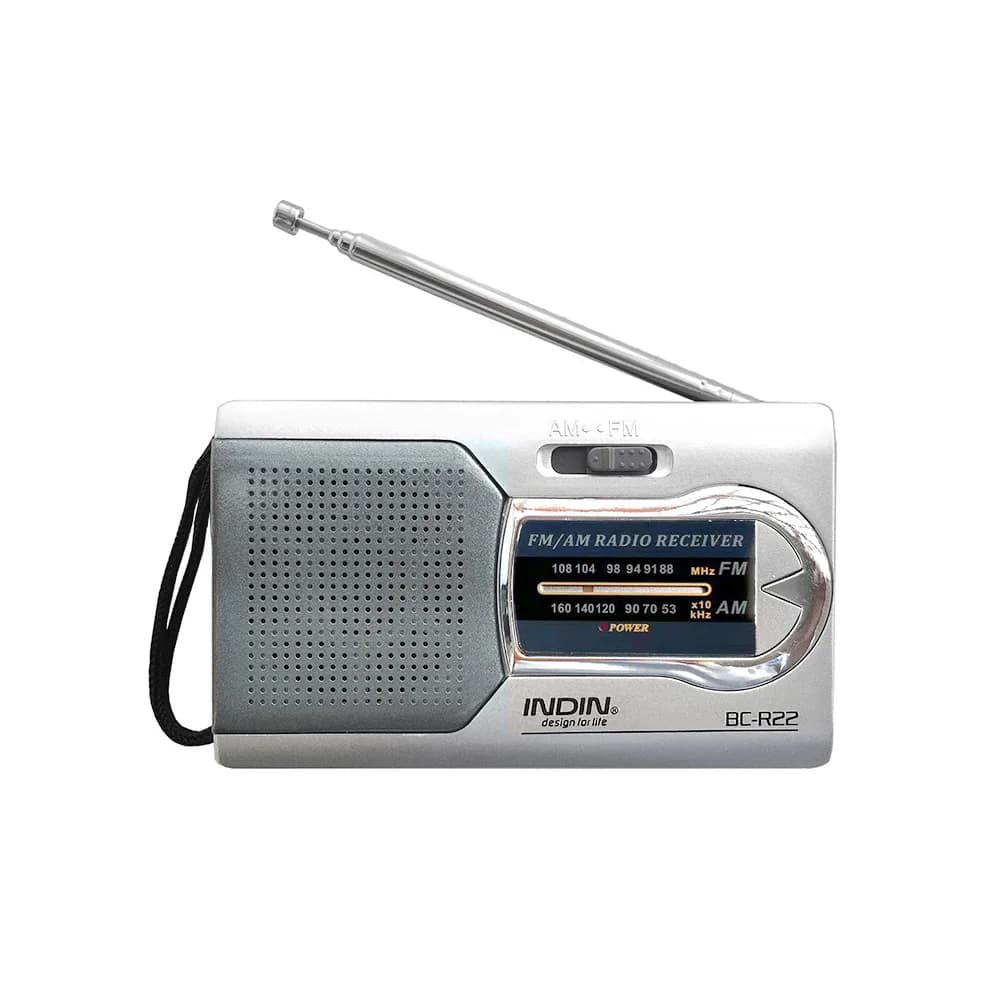 Radio portatile | AM/FM, funzionamento a batteria 2AA con ricezione a lungo raggio per uso interno, esterno e di emergenza
