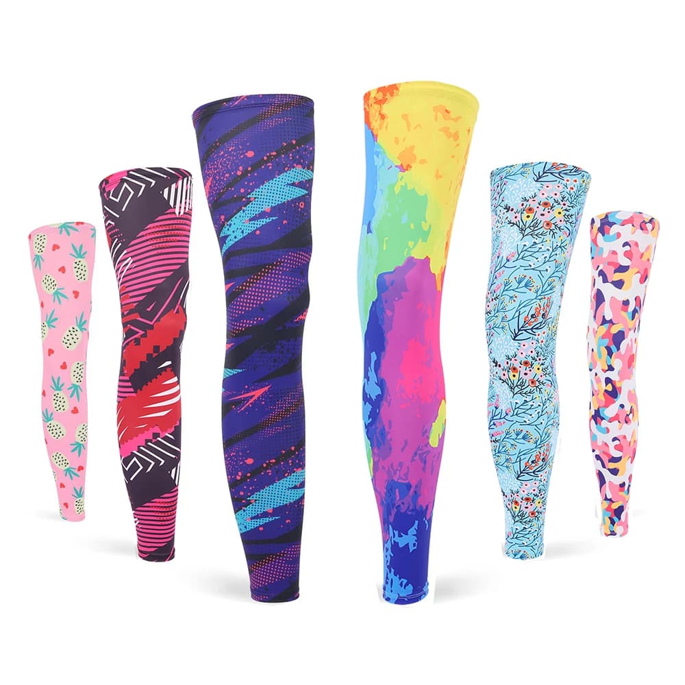Sports leggings, Cycling Scaldamuscles, Running leg sleeves, Sun protection, Anti-leg leg protection UV