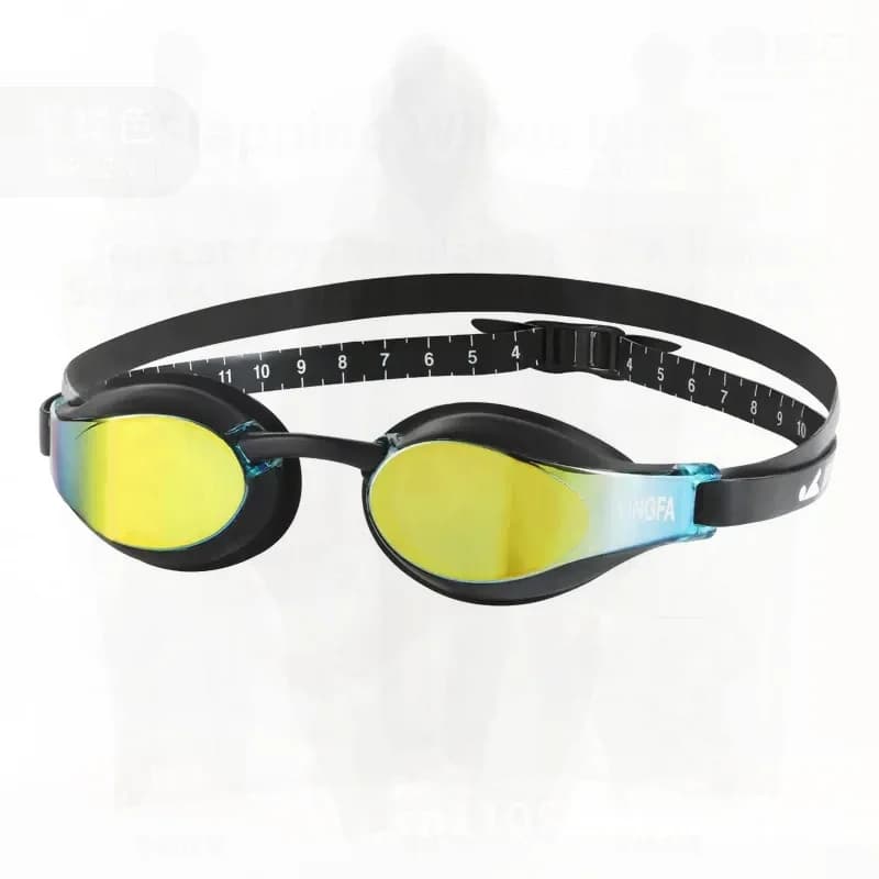 Yingfa HD anti-fog swimwear for men and women Waterproof polycarbonate lenses Professional racing swim glasses