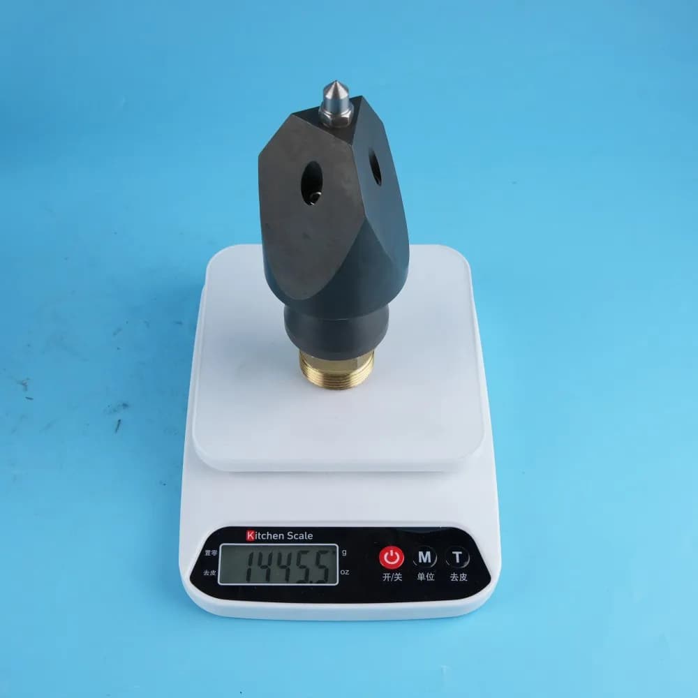Premium Stainless Steel 1.5Kg High Pressure Dredging Nozzle, Down Pipe Cleaning Nozzle for Dredging Locomotive Accessories