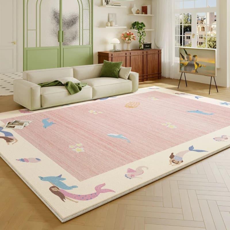 Large Area Carpets for Living Room Fluffy Soft Bedroom Decor Washable Carpet Modern Style Children's Floor Mat Thicken Plush Rug