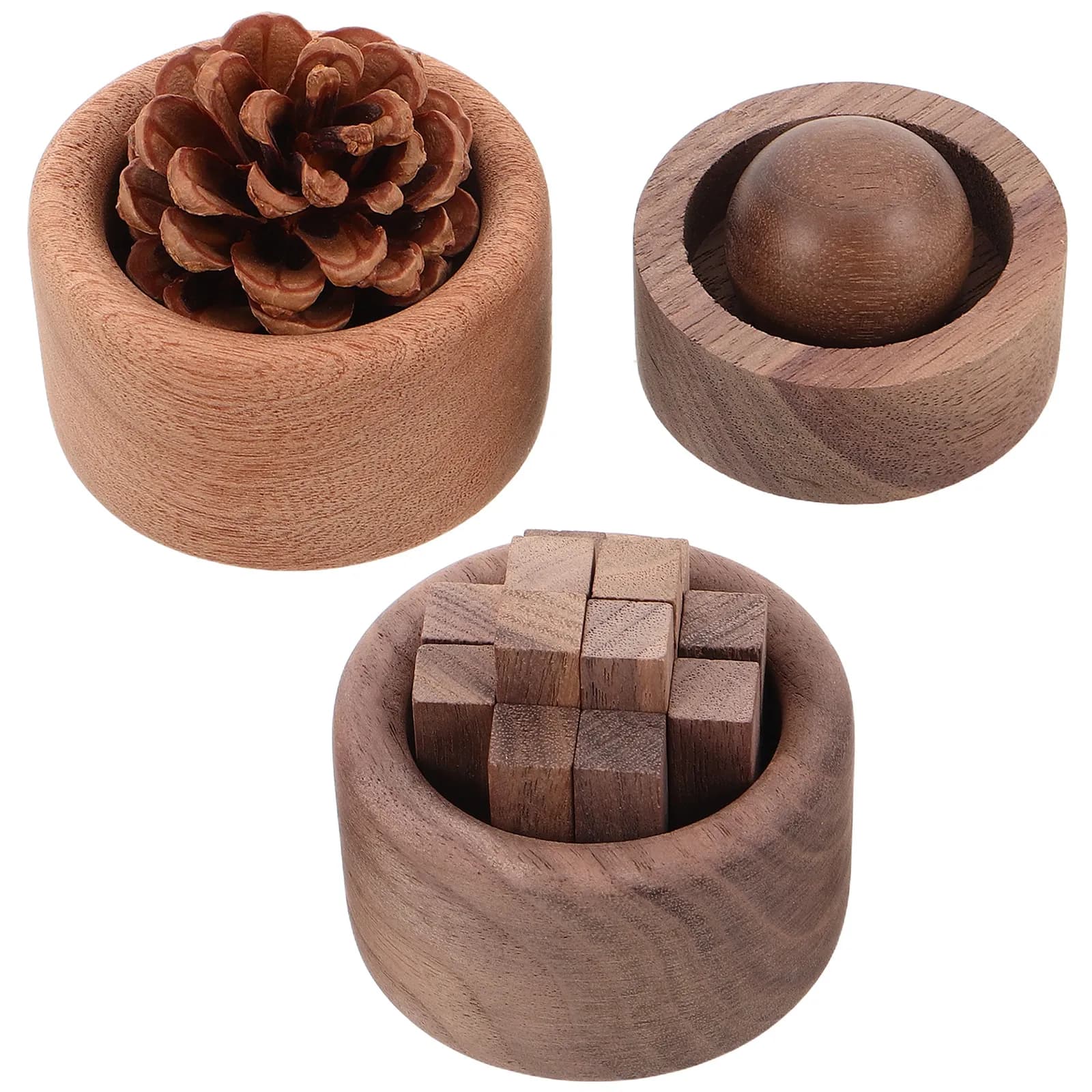 Diffusore di Oli Essenziali in Legno Organico, Sistema Non Elettrico per Aromaterapia, 1 Pezzo