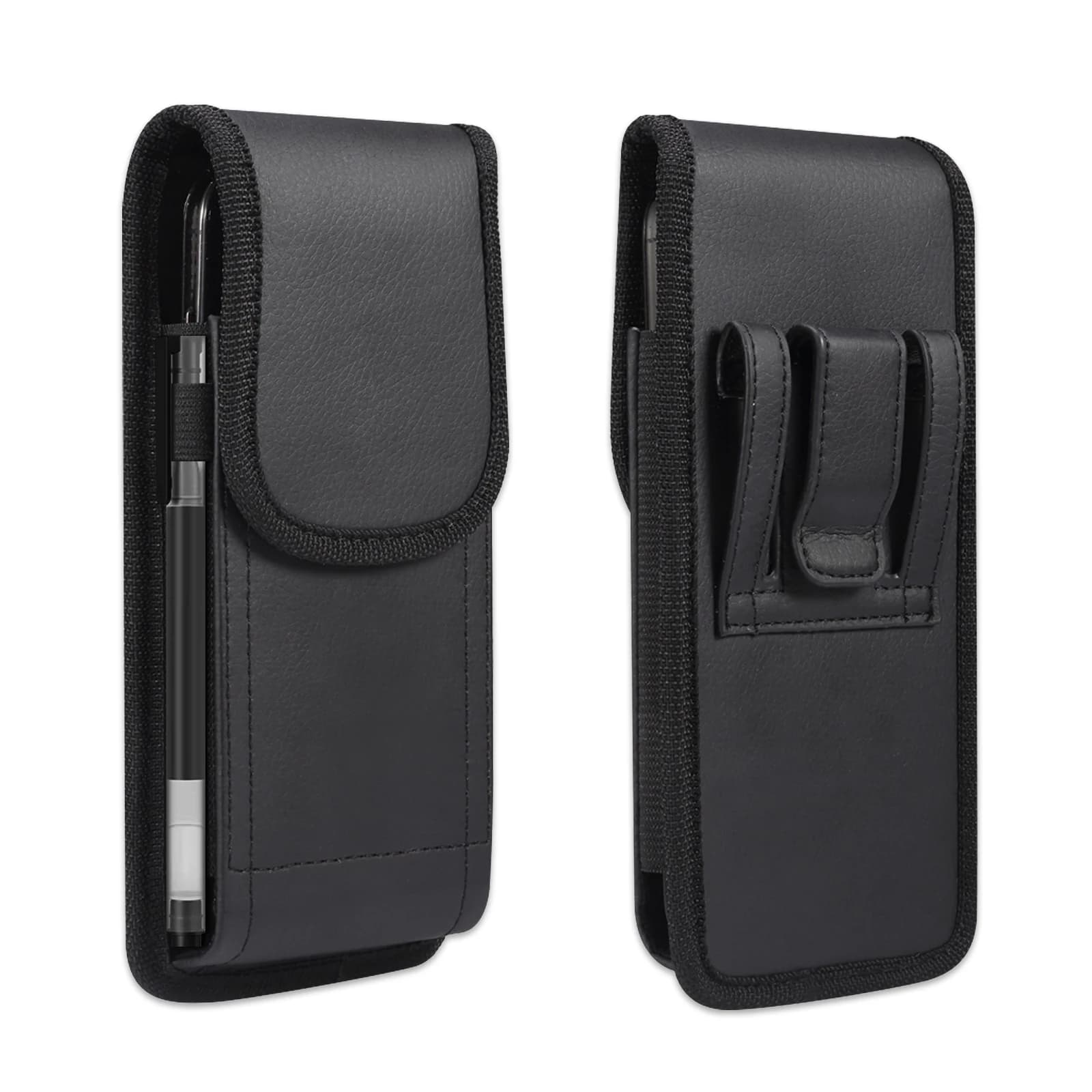 Nylon Leather Phone Belt Clip Case Men Waist Bag Holder For Google Pixel 9 8 7 6 Pro 9A 8A 7A,Sony Xperia 1 5 10 V Holster Pouch