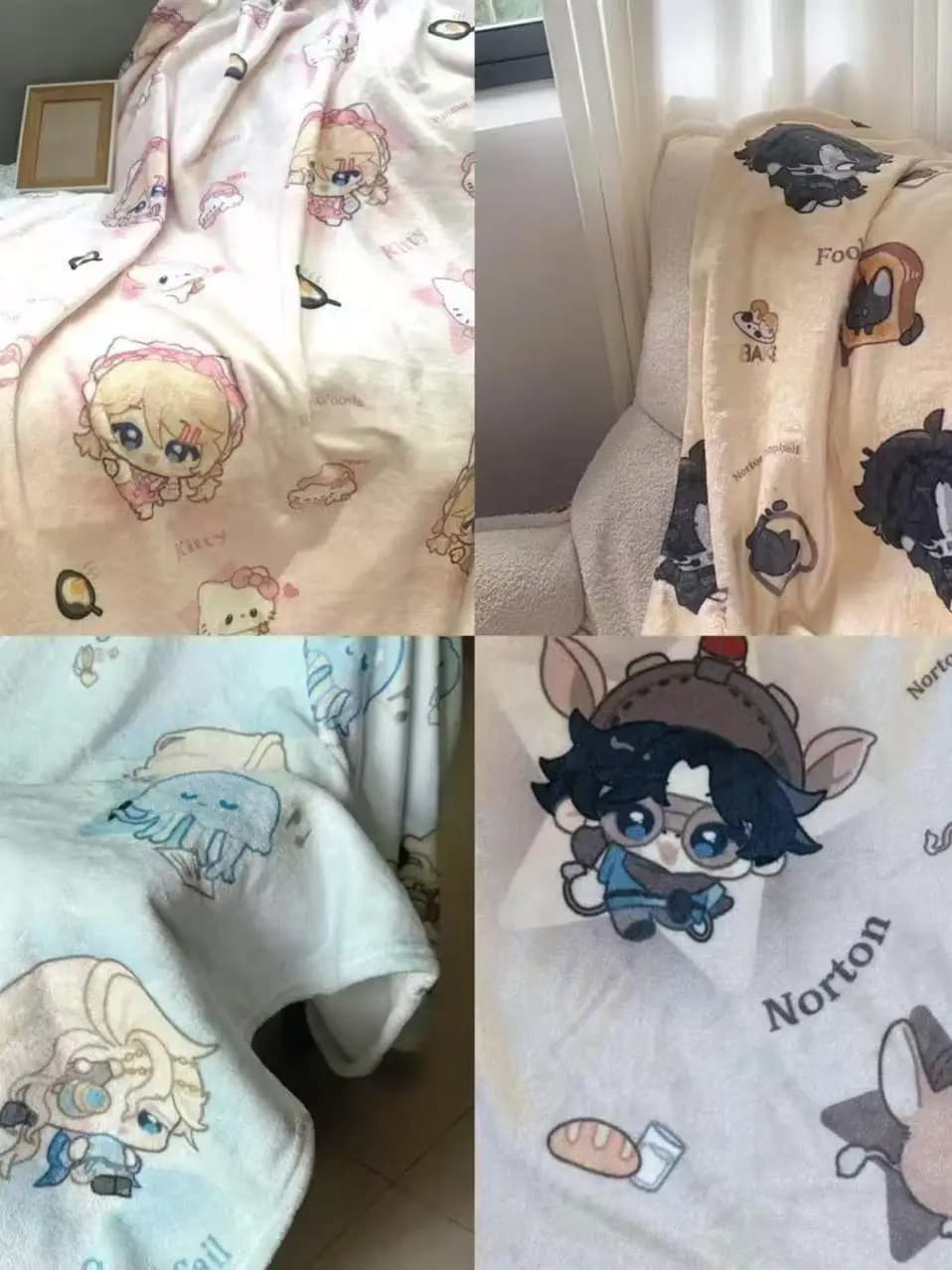 Game Identity V Coperta Giardiniere Compositore Prospettore Caldo Morbido Campeggio Viaggi Ufficio Studente Pisolino Peluche Coperta da tiro Asciugamano da bagno