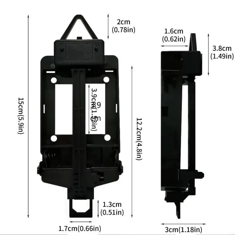 F19b 2pcs riparazione per clock fai -da -te Quartzs Pendulum Clock Case Case Drive Unit Shell per cronometraggio accurato