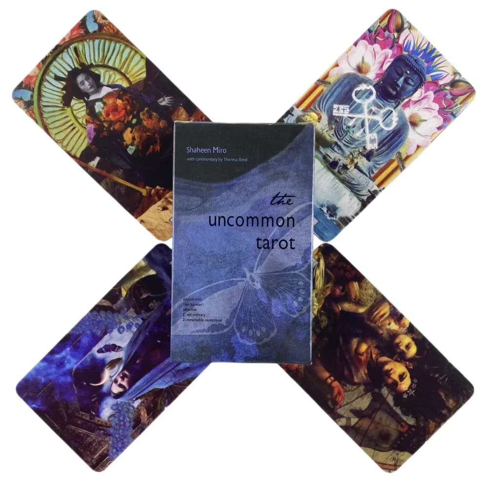 The Uncommon Tarot Cards A 78 Deck Oracle English Visions divinazione Edition Borad Playing Games