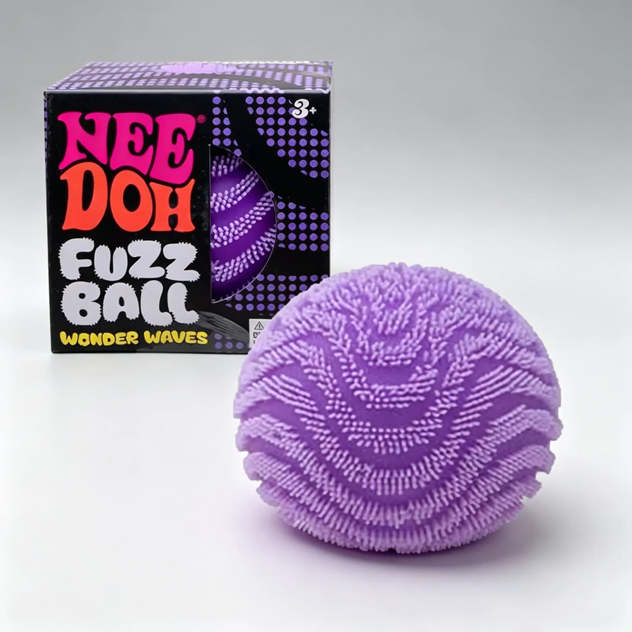 Schylling Nee Doh Fuzz Ball Wonder Waves - Palla Sensoriale Texturizzata Antistress, Giocattolo a Sorpresa (Blind Box) per Alleviare lo Stress, Regalo per Adulti e Bambini