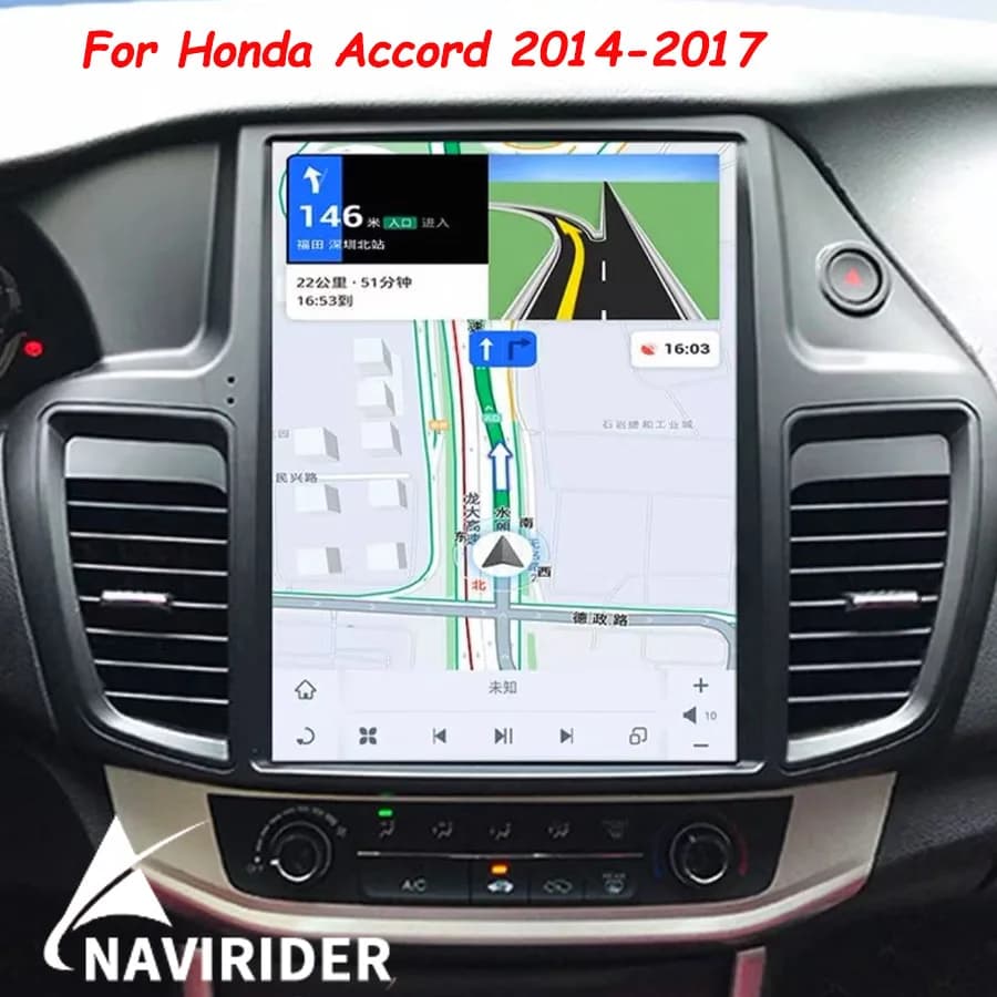 12.1" Android Screen Car Radio For Honda Accord LX 2014-2017 GPS Navigation Stereo Carplay Car Multimedia Video Player Head Unit