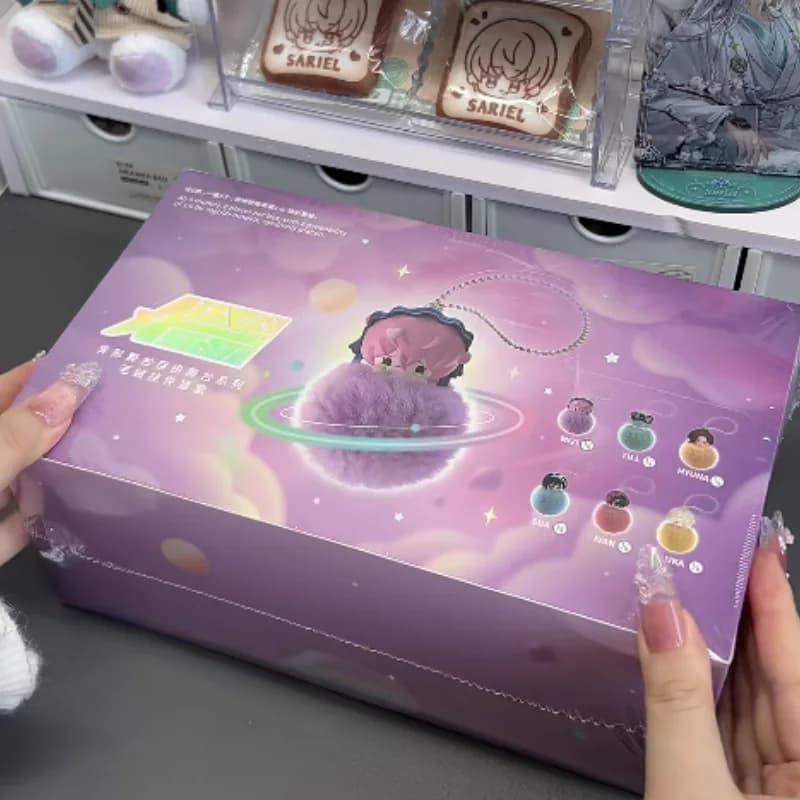 Disponibile autentico nuovo Alien Stage Free Stage Hair Ball Series scatola cieca ciondolo in peluche giocattolo carino fumetti venditore fan regali Kawaii