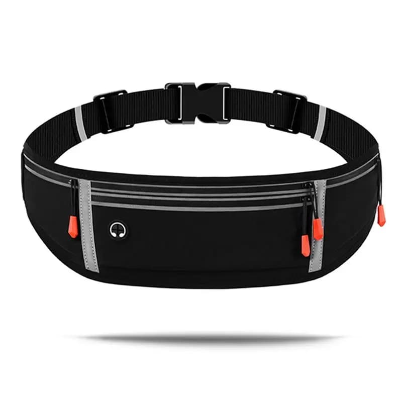 Outdoor Running Waist with Four Pockets, Waterproof Sports Waist for 7 Inch Cellular