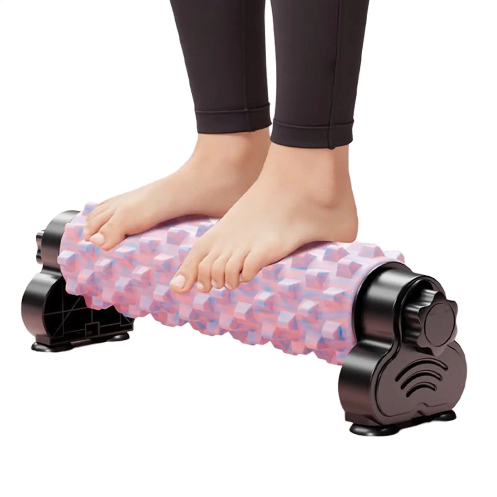 Deep massage and stretching foam roller with suction cup, body foam roller with home support, gym, yoga, pilates, fitness and training