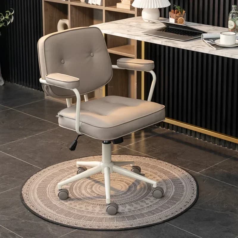 Sedie da ufficio Ascensore Sedia girevole Sedia da gioco per computer di casa Studio Schienale semplice Sedile Camera da letto Dormitorio Sedia da studio Poltrona