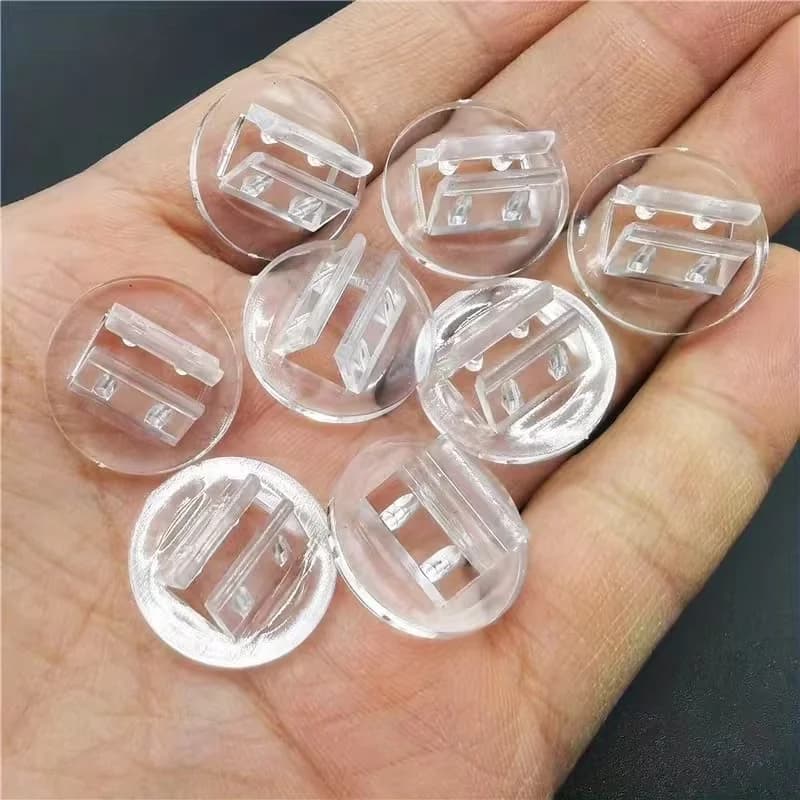 40 pezzi clip per bacheca di carta trasparente mini supporti per carte segnaposto basi in miniatura di carta per numeri da tavolo da gioco festa di nozze