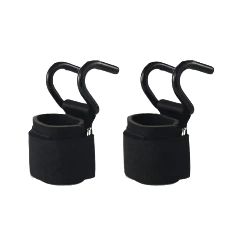 Nuovi 2 Pezzi Ganci per Sollevamento Pesi con Fasce da Polso, Cinghie da Polso per Manubri, Ganci da Palestra per Fitness, Cinghie per Sollevamento Pesi, Guanti per Powerlifting