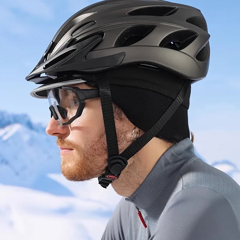 Warm Cycling Hat Bicycle Cap Breathable Helmet Winter Windproof Riding Hat Outdoor Sports Accessories