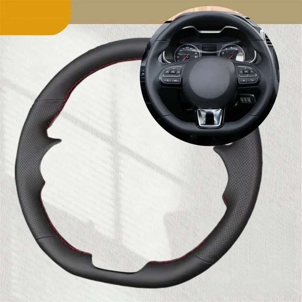 Coprivolante per auto per MG ZS HS GS 5 6 RX5 RX8 ZST ZS EV 2017-2023 Accessori per auto in pelle artificiale Volante