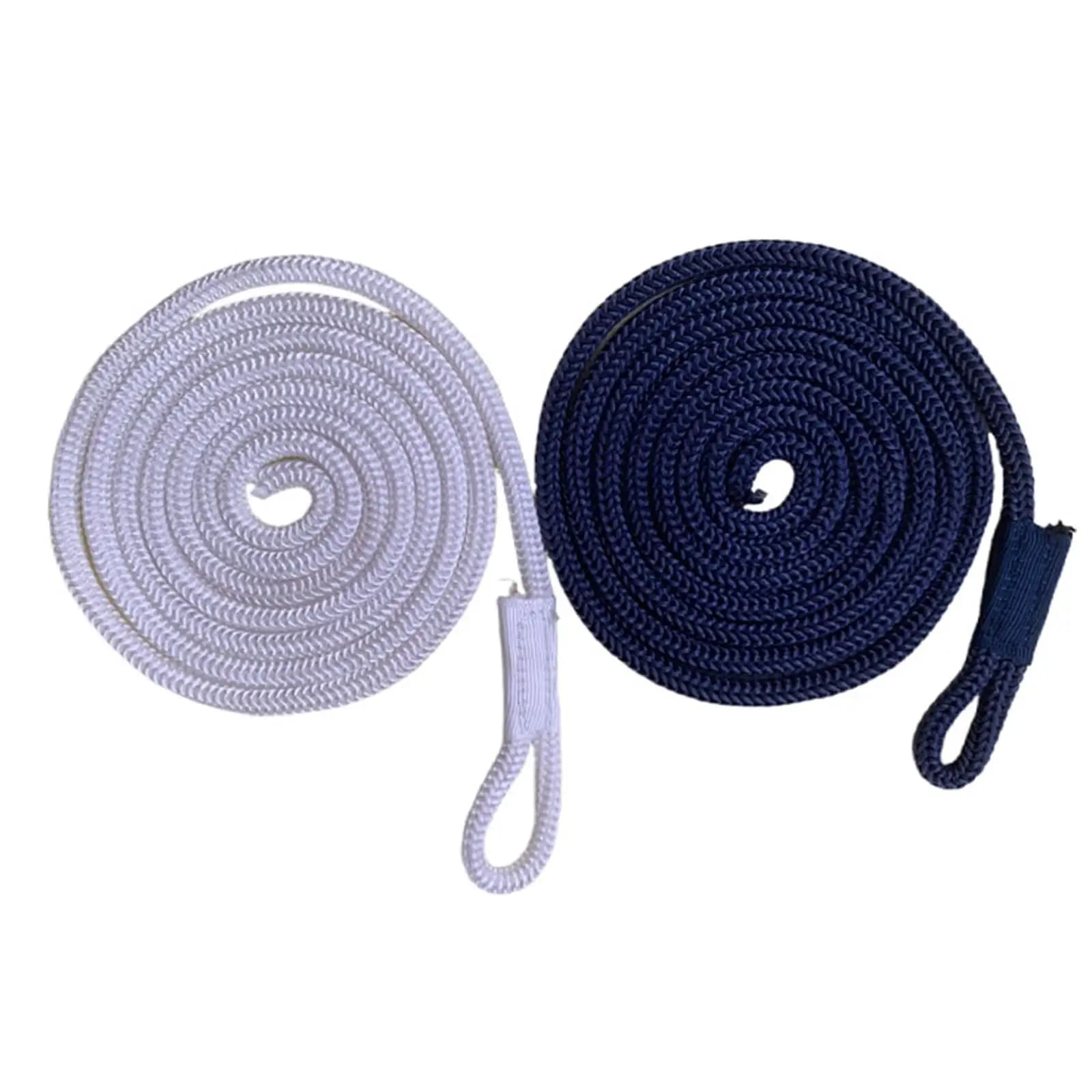White Boat Fender Lines Heavy Duty Polypropylene Boat Rope Nautical Accessories for Docking Anchor Buoy Marine Use