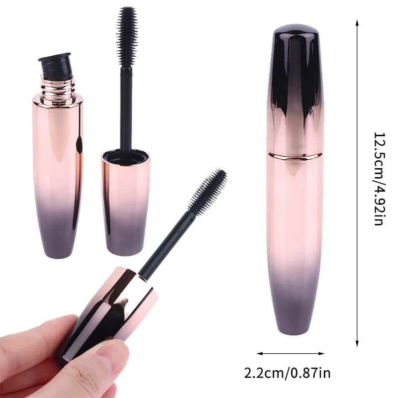 18ml Empty Mascara Tube With Brush Wand Refillable Eyelash Cream Container Bottle For Castor Oil Eyebrow Growth Serum