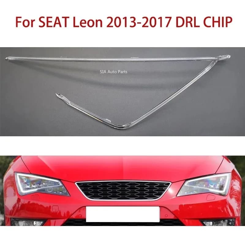 Nuovo faro luce di marcia diurna Angel Eye guida di luce bianca per SEAT Leon LED faro per auto DRL 2013-2017 striscia condotto