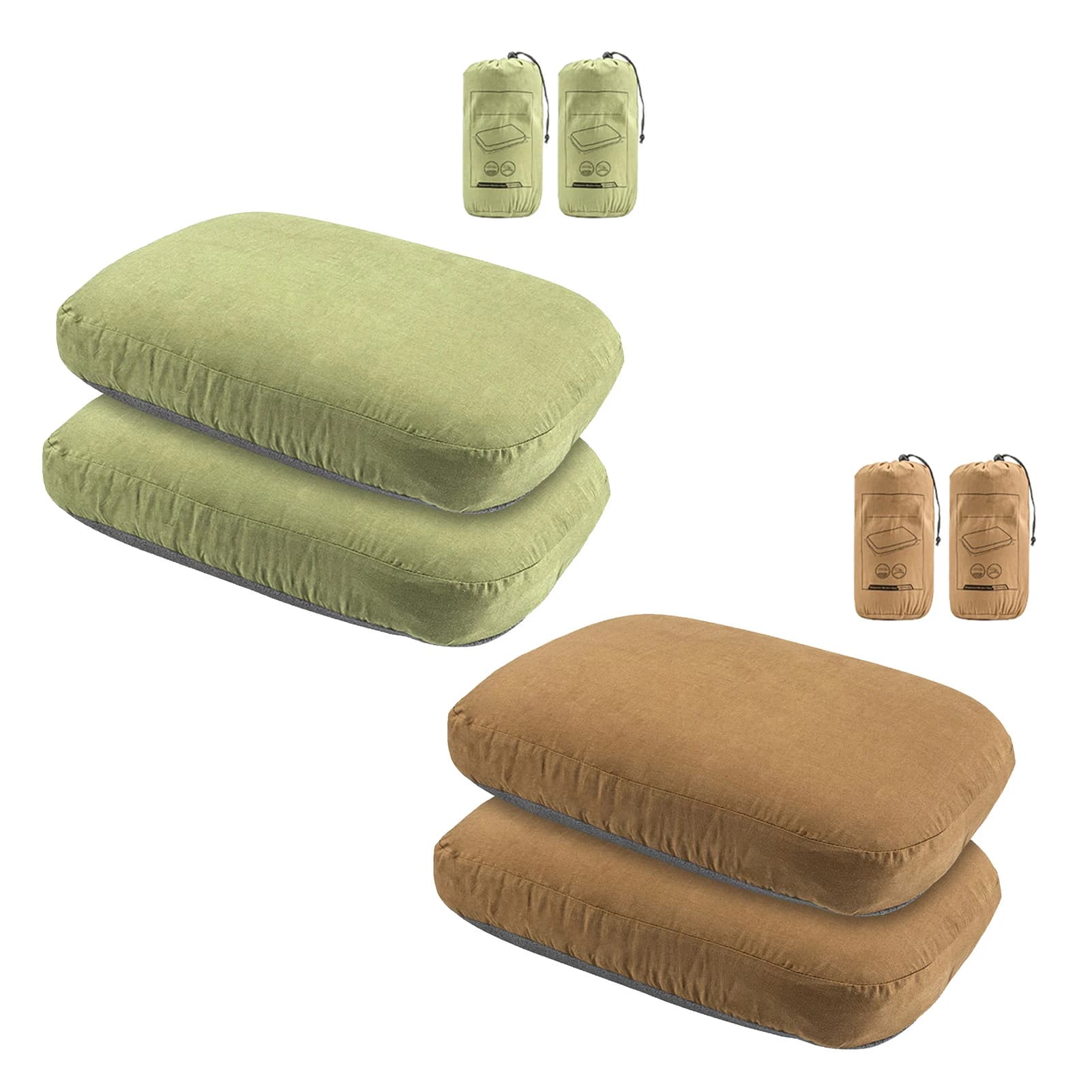 Cuscino in memory foam morbido a rimbalzo lento, cuscino cervicale da viaggio per campeggio all'aperto, cuscino portatile per il riposo del giorno, cuscino per il supporto del collo