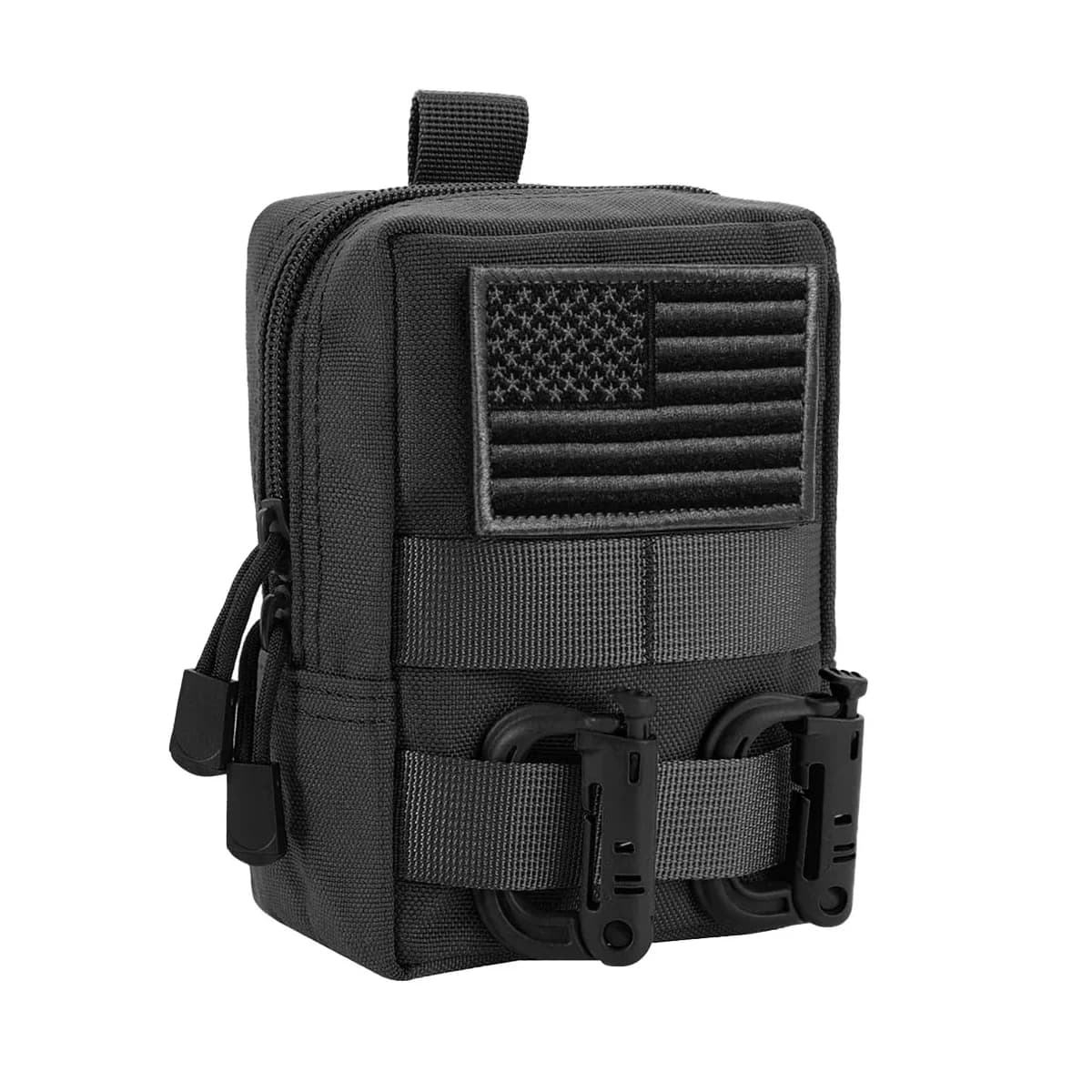 Marsupio tattico militare MOLLE Custodia EDC resistente all'acqua per caccia Trekking Attrezzatura da corsa Borsa da cintura compatta per esterni