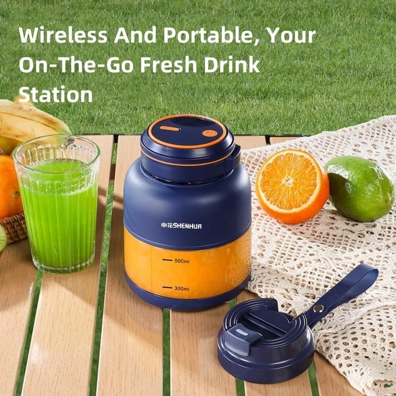 Portable electric home mixer, USB charging, juicer, lemon, orange, fruit squeeze, outdoor drinking machine