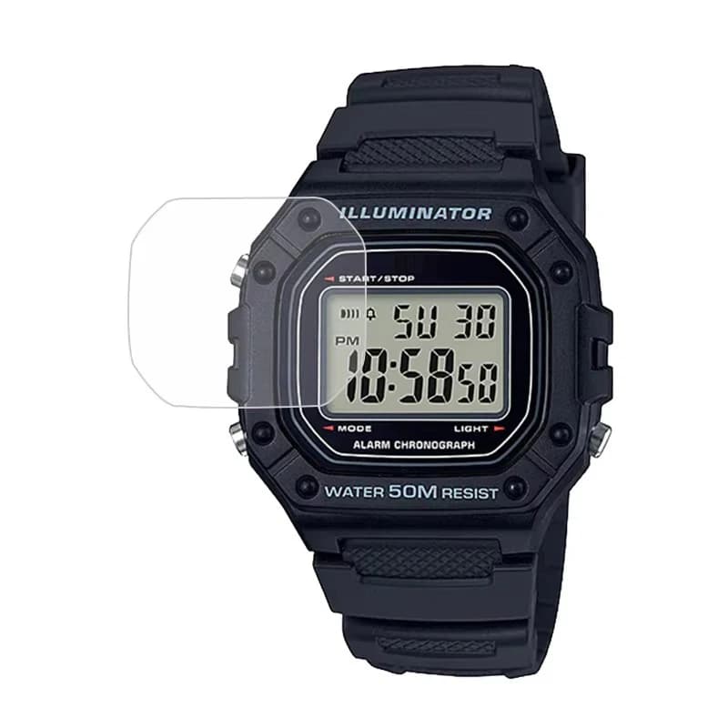 3 pezzi di pellicola protettiva per schermo per Casio DW-5600/5610 B650WC B640WC LA680 LA670 F-108 W-218H/217H F-91W GBD-200 GBX-100 WS1400