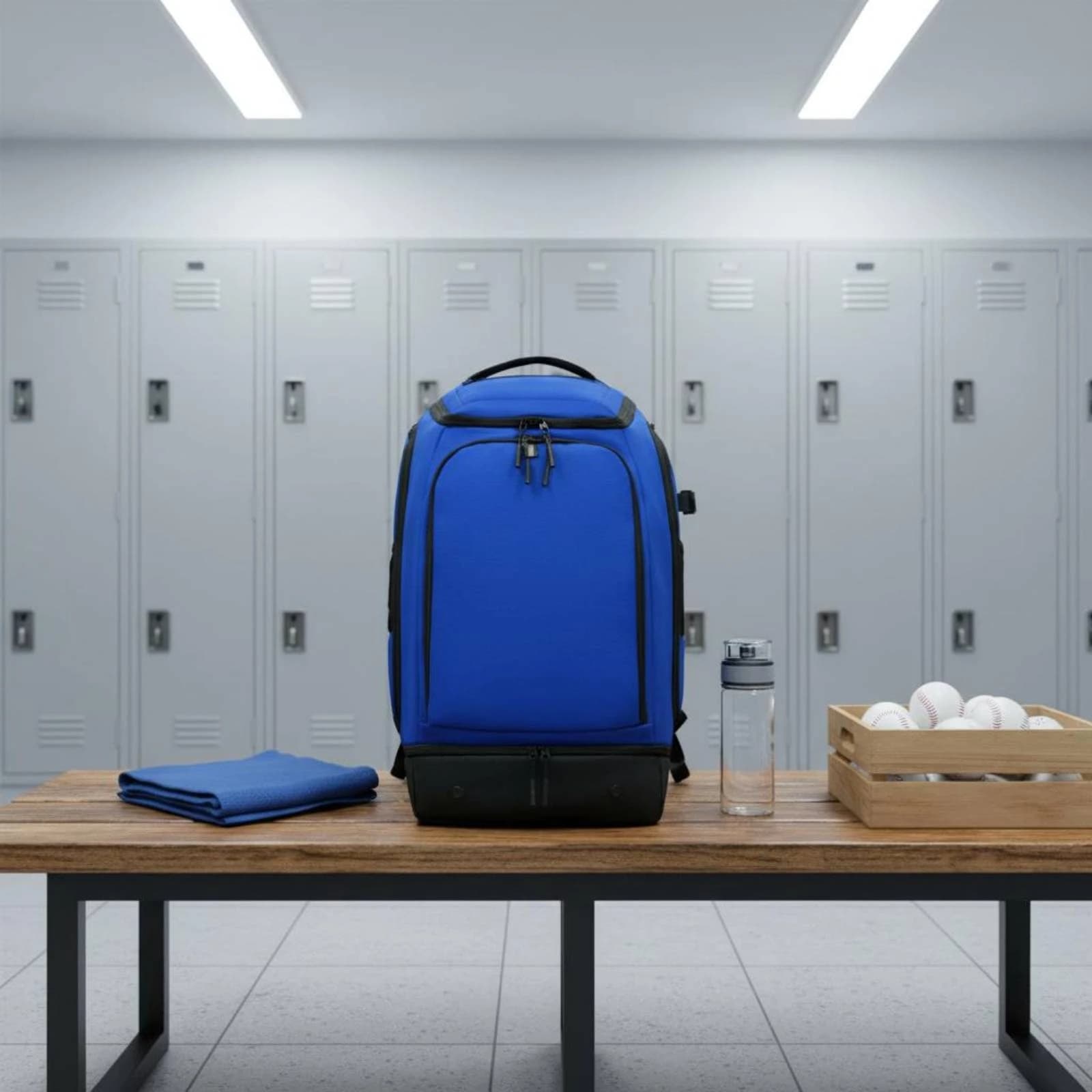 Zaino per Attrezzatura da Baseball con Ricamo Personalizzato, Zaino per Attrezzatura da Softball, Custodia per Mazza, Scomparto Ventilato, Separazione Asciutto/Bagnato