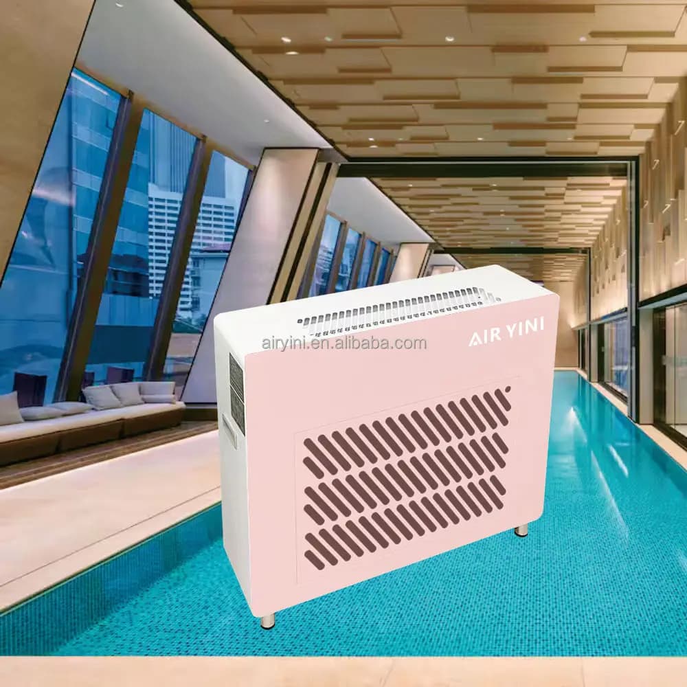 Deumidificatore da Pavimento e da Parete con Telecomando e WiFi, 50Hz/60Hz per Casa, Piscina, Magazzino e ATV UTV