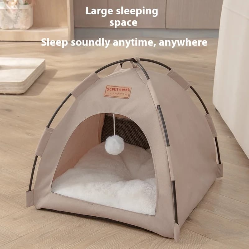 Cuccia universale Four Seasons Sala per la consegna del cane Tenda per animali domestici Nido Tenda per cani di piccola taglia Nido per gatti Tappetino per ghiaccio per animali domestici rimovibile e lavabile