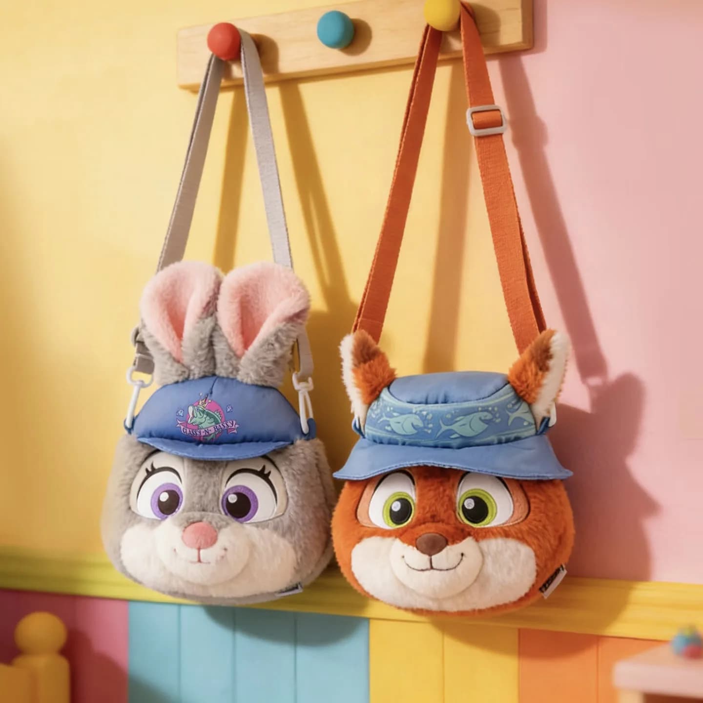 Borsa a Tracolla Disney Zootopia Judy Hopps a Tema Poliziotto Coniglio, Borsa a Tracolla da Ragazza alla Moda per il Tempo Libero, Regalo per Amici