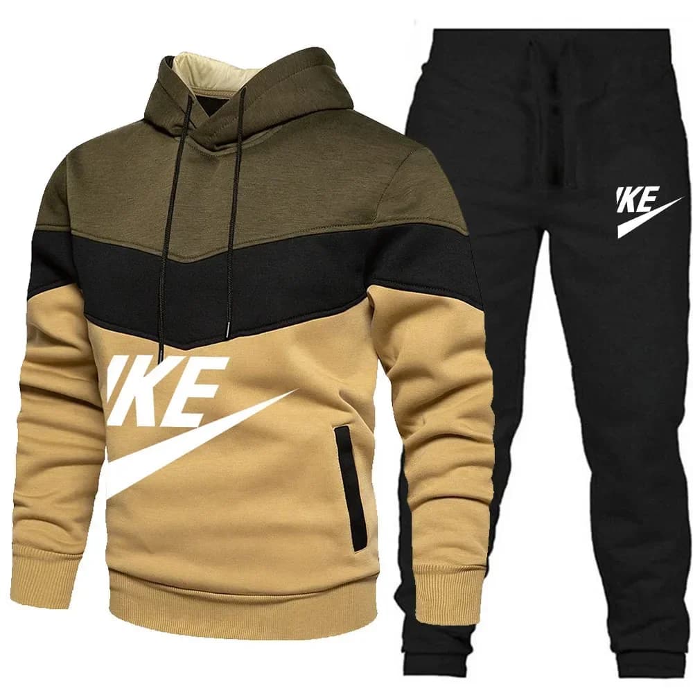New Autumn Collection Winter 2025: Full Man with Zip and Pants Sweatshirt, Brand Casual Suit