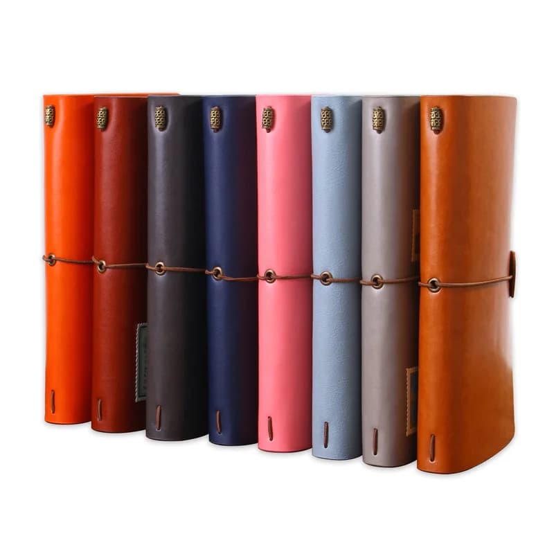 The New Korean Strap Creative Hand Ledger A6 Retro High-value Portable Travel Hand Ledger Practical Diary Student Notebook