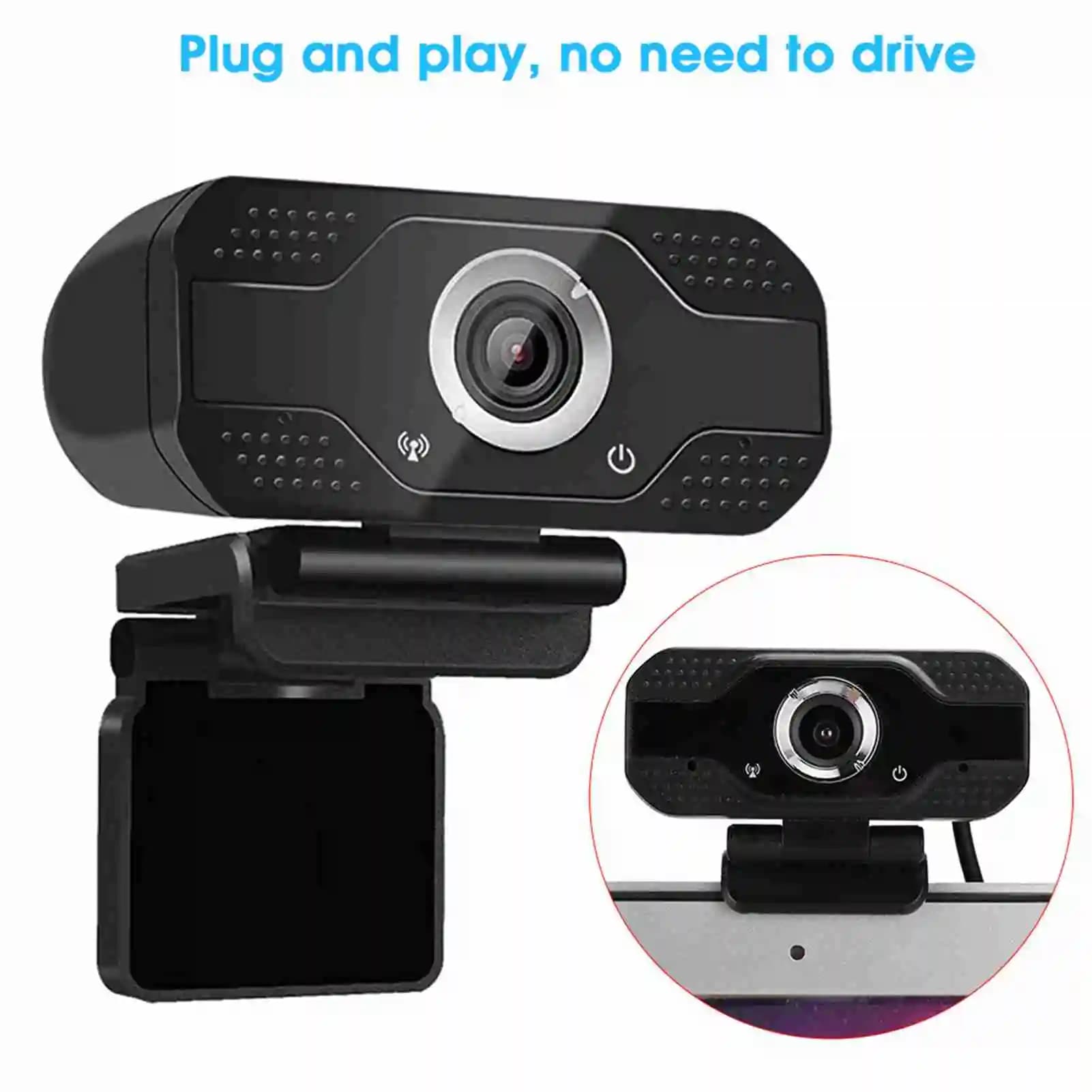 Online USB Class Webcam for 1080P Desktop Computer with Microphone