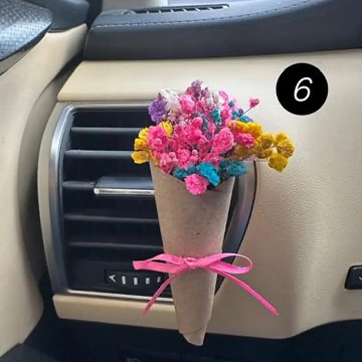 Mini hand-crafted floral bouquets - Car bouquet accessories, bouquet deodorants, retrovisor mirror bouquets