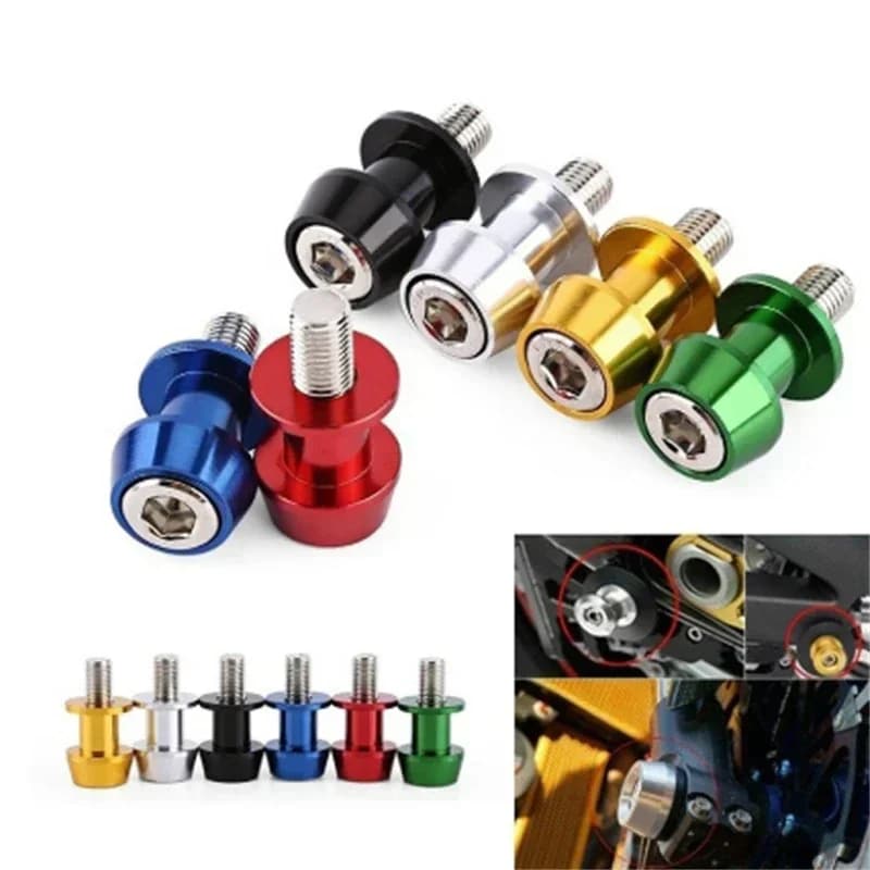 Popolare supporto per moto da 7 mm, bobine per forcellone, supporto per cursore, vite per forcellone