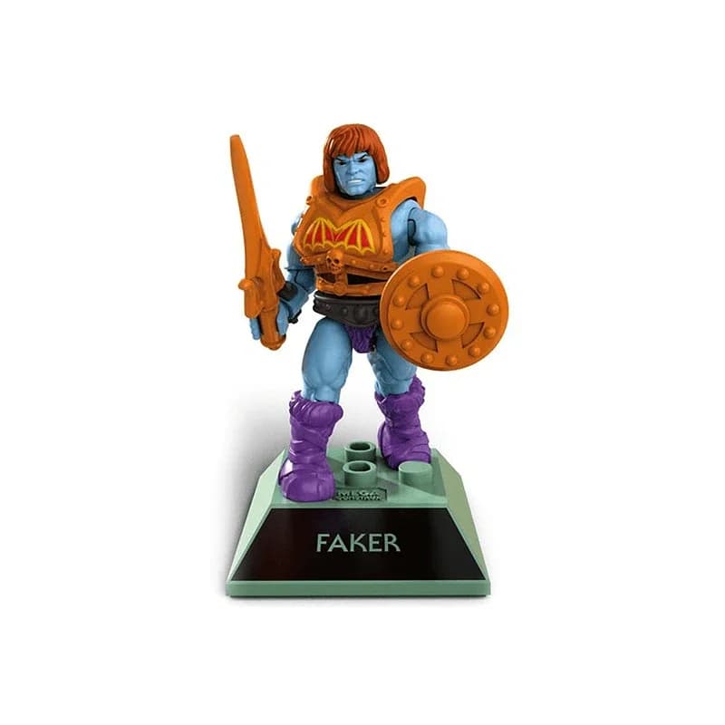 Mega Construx Motu He-man Faker Mini figura d'azione ampia da 2 pollici