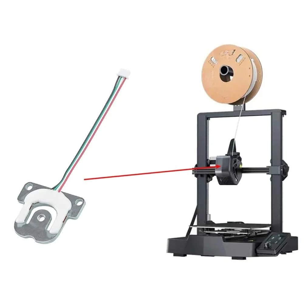 Sensore di deformazione metallico per Creality Ender-3 V3 KE, kit di livellamento per stampante 3D, montaggio diretto con cavi terminali