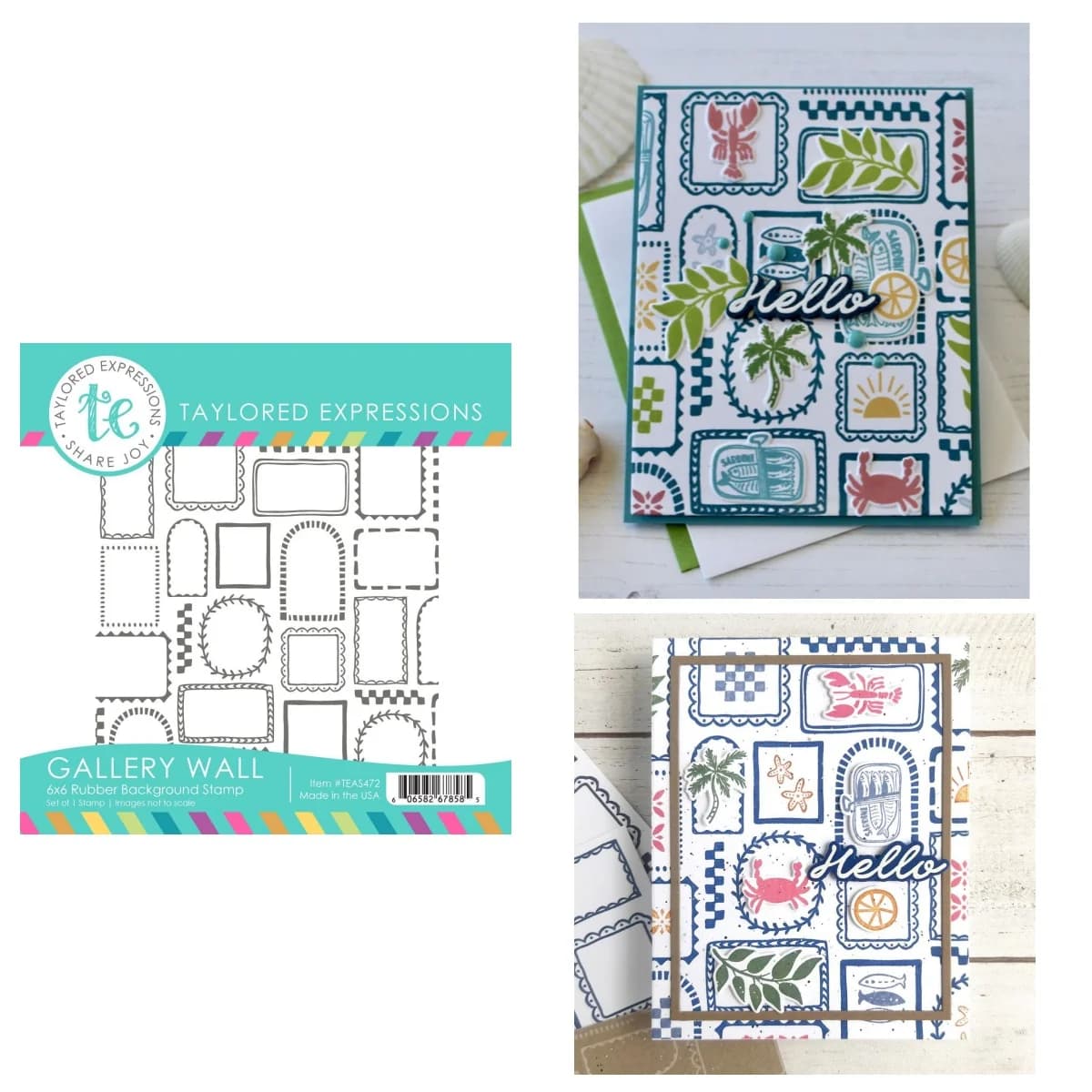 June 2026 Gallery Wall Beach Bound Blooms Metal Cutting Dies Clear Stamps for DIY Making Gift Card Scrapbook Embossed Craft