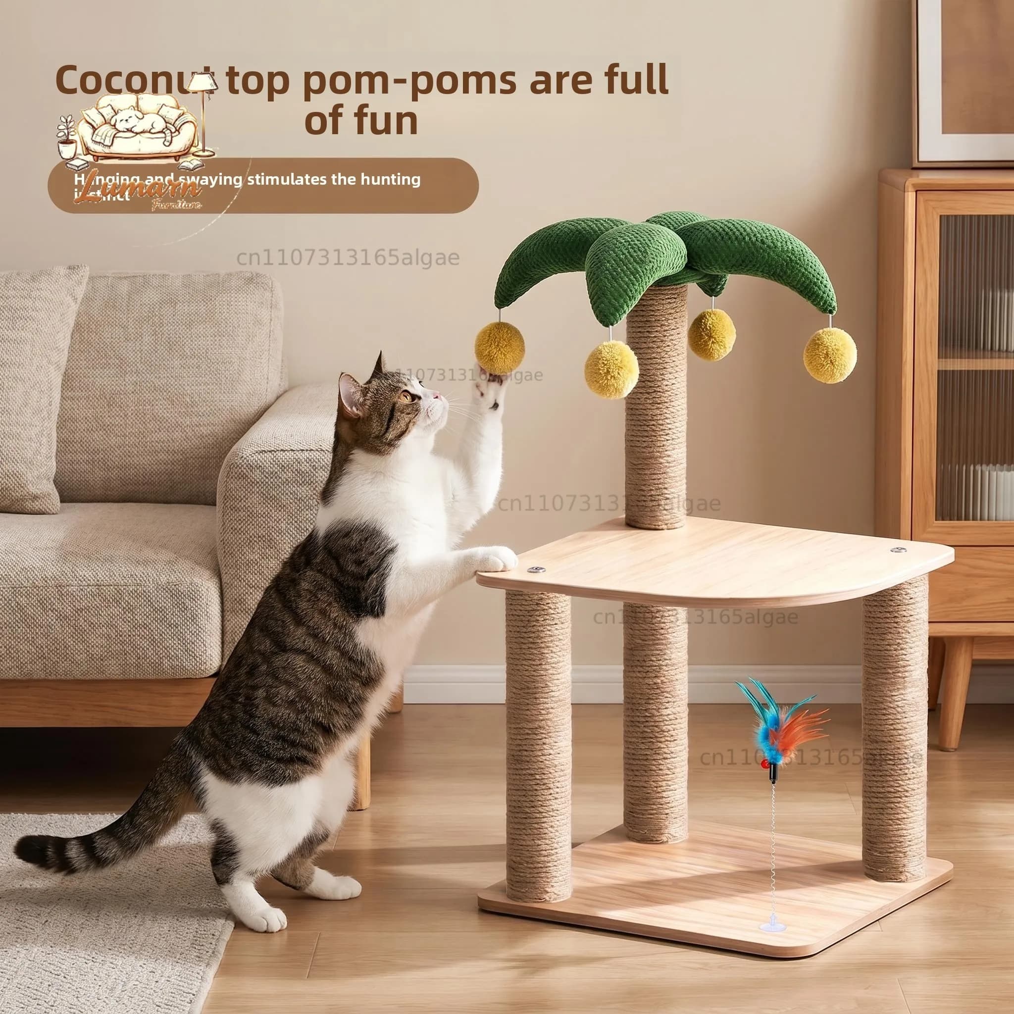 Cat climbing frame household small apartment does not occupy