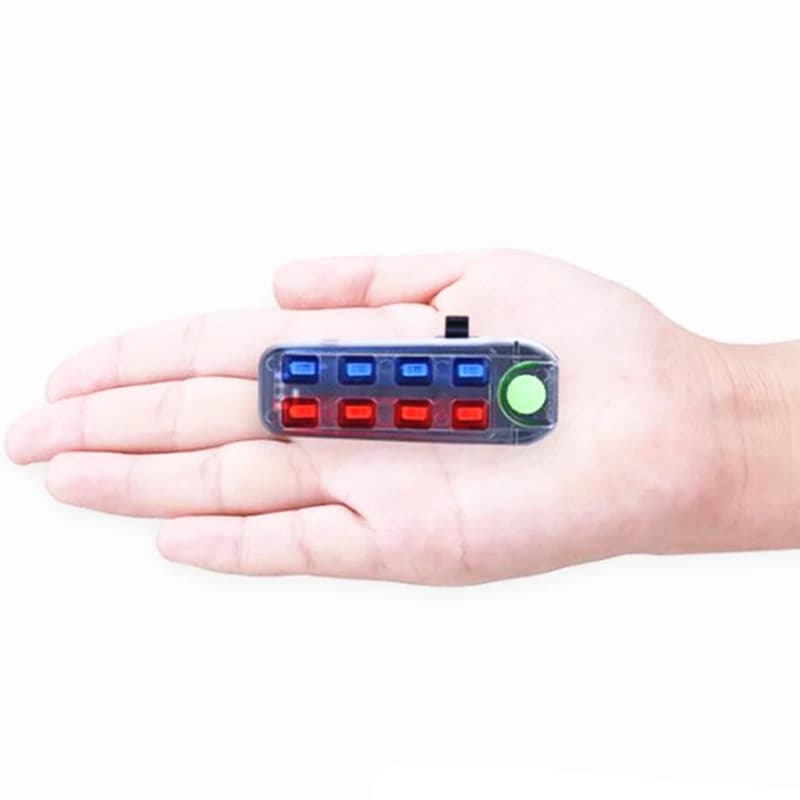 Set di 3 Luci Posteriori G392 per Bicicletta, Luci Lampeggianti Notturne con LED SMD, Accessori per Ciclismo Montano