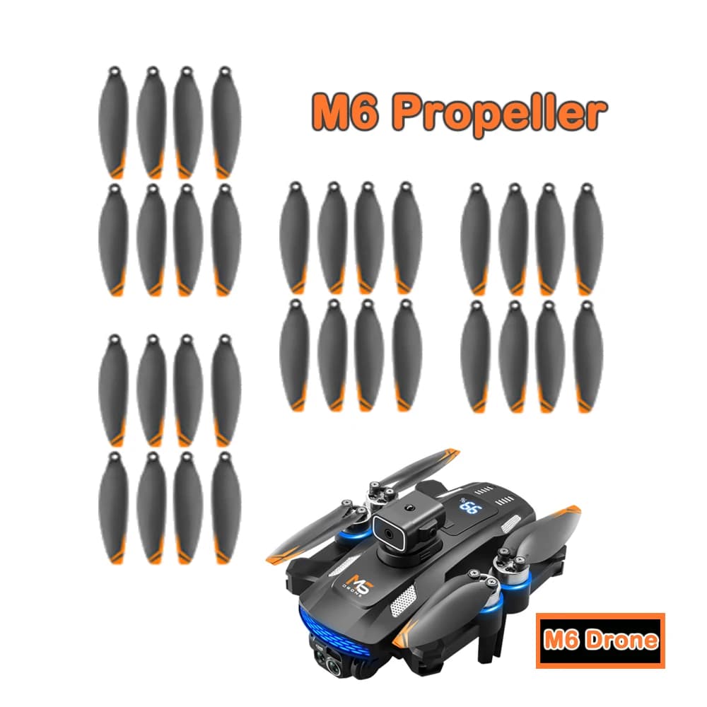 M6 Brushless Drone Original Spare Part M6 Drone Blade Propeller Props Maple Leaf Part Accessory 8PCS/Set