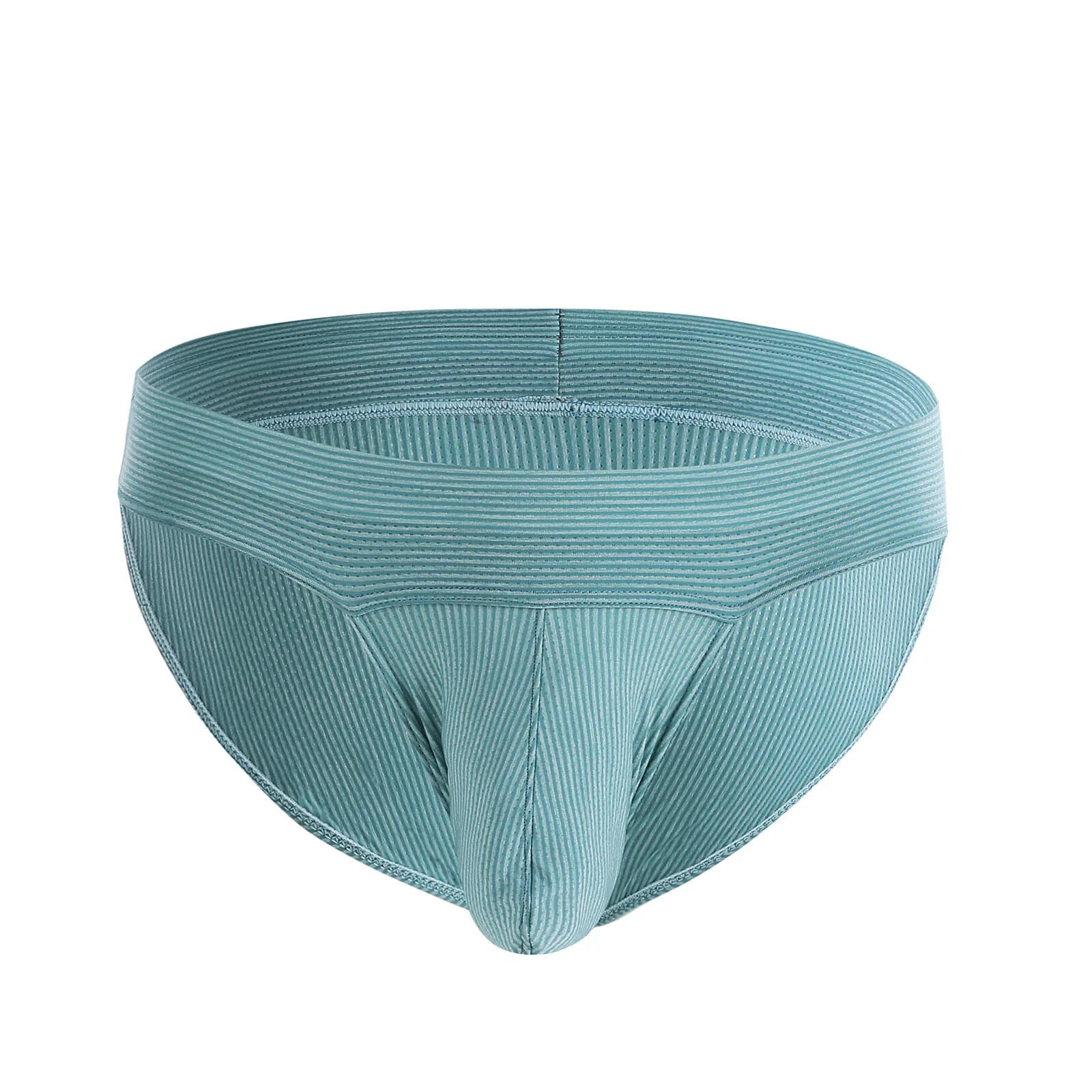 Slip da palestra da uomo Intimo con marsupio grande Uomo Sport Esercizio Mutande sportive Fitness Taglio alto Cintura larga Comodo bodybuilding