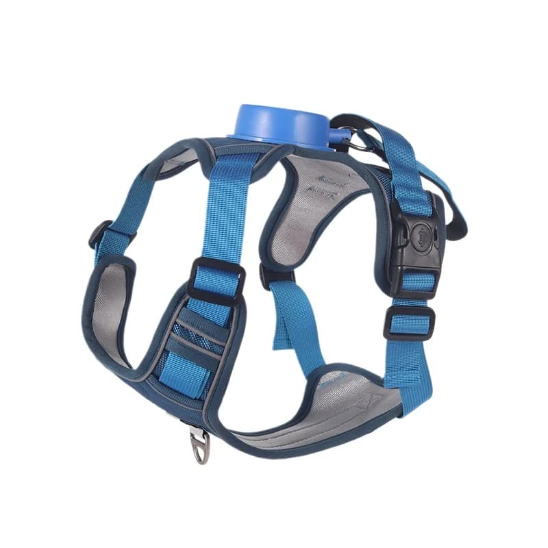 ZHAYA ZHAYA Automatic retractable dog leash with chest and back strap dog rope integrated vest reflective vest for pets pet