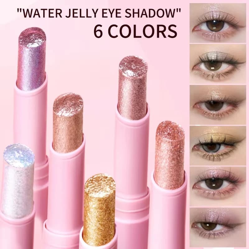Jelly-like Water Stick Perlescent Glitter Umbrella Glossy Crystal Multicolored Umbrella Highlight Stick