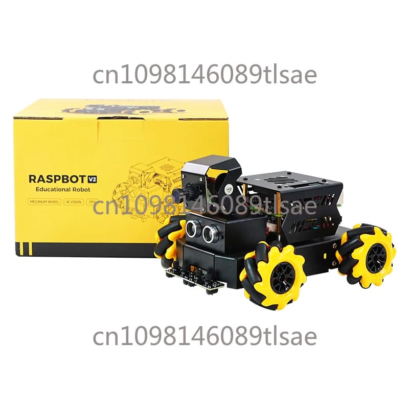 Riconoscimento della telecamera WIFI robot McNum Wheel ROS del carrello AI Vision