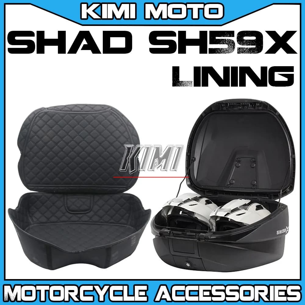 Moto Baule Posteriore Caso Fodera Scatola Dei Bagagli Interno Posteriore Sedile di Coda Caso Borsa Fodera Pad Accessori Per SHAD SH59X SH 59X SH59 X