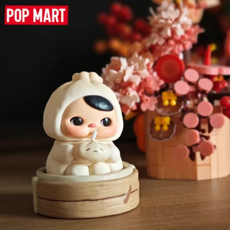 Nuovo Originale POP MART PUCKY The Feast Series Blind Box Toy Guess Bag Action Anime Ornaments Collection Mystery Box Regalo di Compleanno