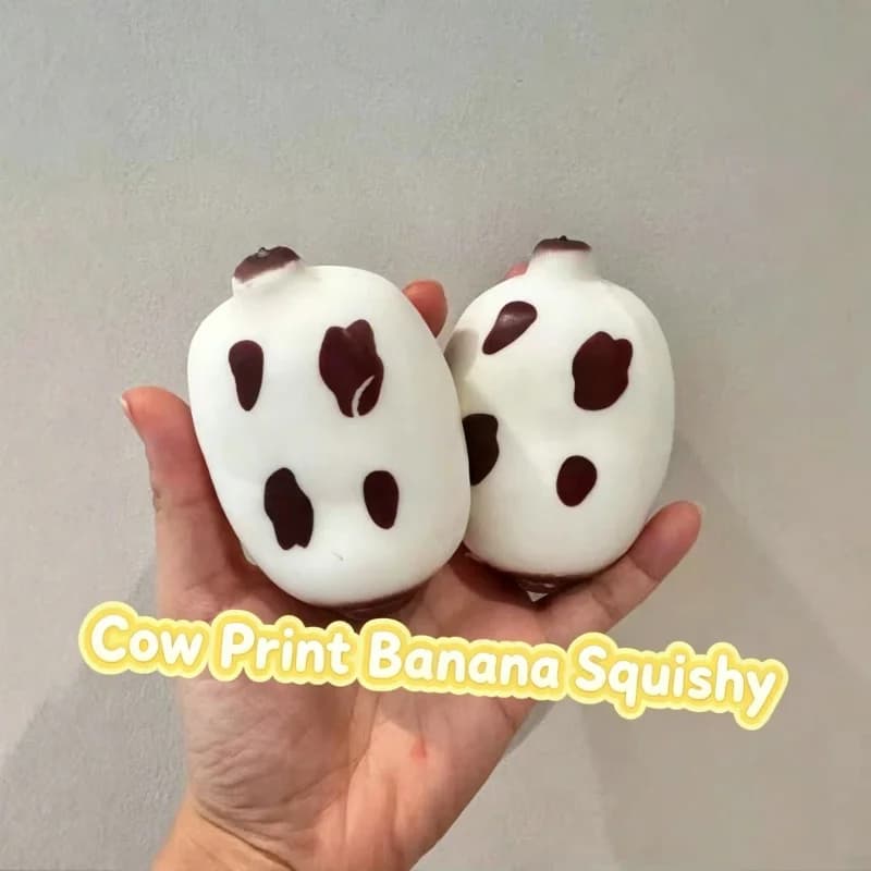 Simulation Mini Sesame Cream Banana Empty Ball Shell DIY Handmade Squeeze Soft TPR Hollow Shell Cover For Adults Stress Relief