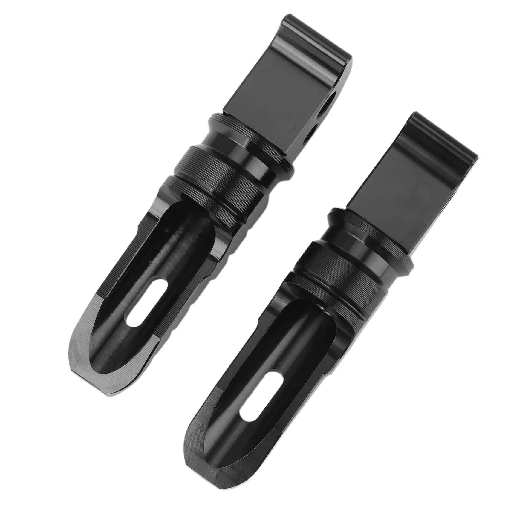 Pedane pedane passeggero posteriore per YAMAHA YZF R3 R25 XSR 700 900 YZF-R15 TMAX 560 500 530 DX SX XJ6 (nero)